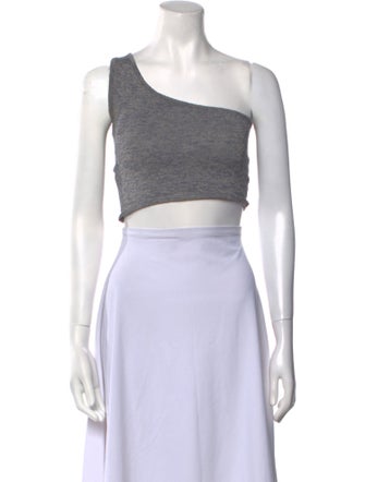 Paloma Wool One-Shoulder Sleeveless Crop Top