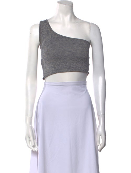 Paloma Wool One-Shoulder Sleeveless Crop Top