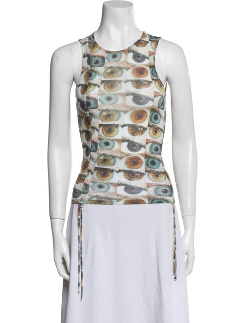 Paloma Wool Printed Scoop Neck Top
