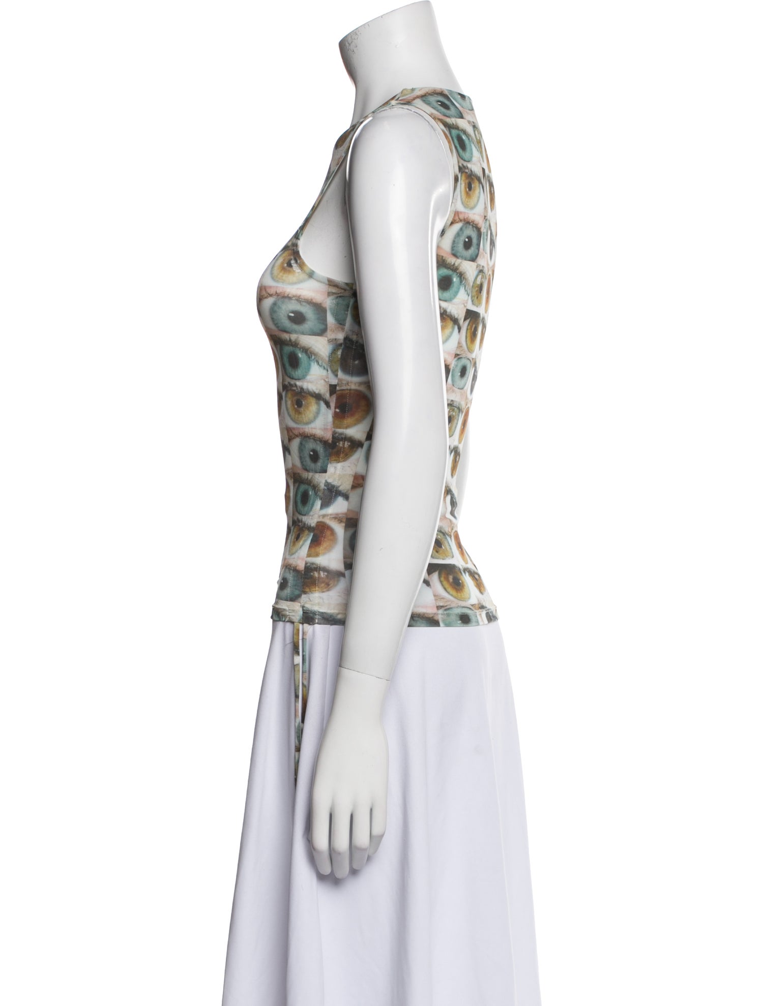 Paloma Wool Printed Scoop Neck Top