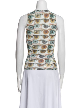 Paloma Wool Printed Scoop Neck Top