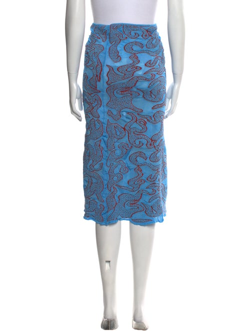 Paloma Wool Printed Knee-Length Skirt