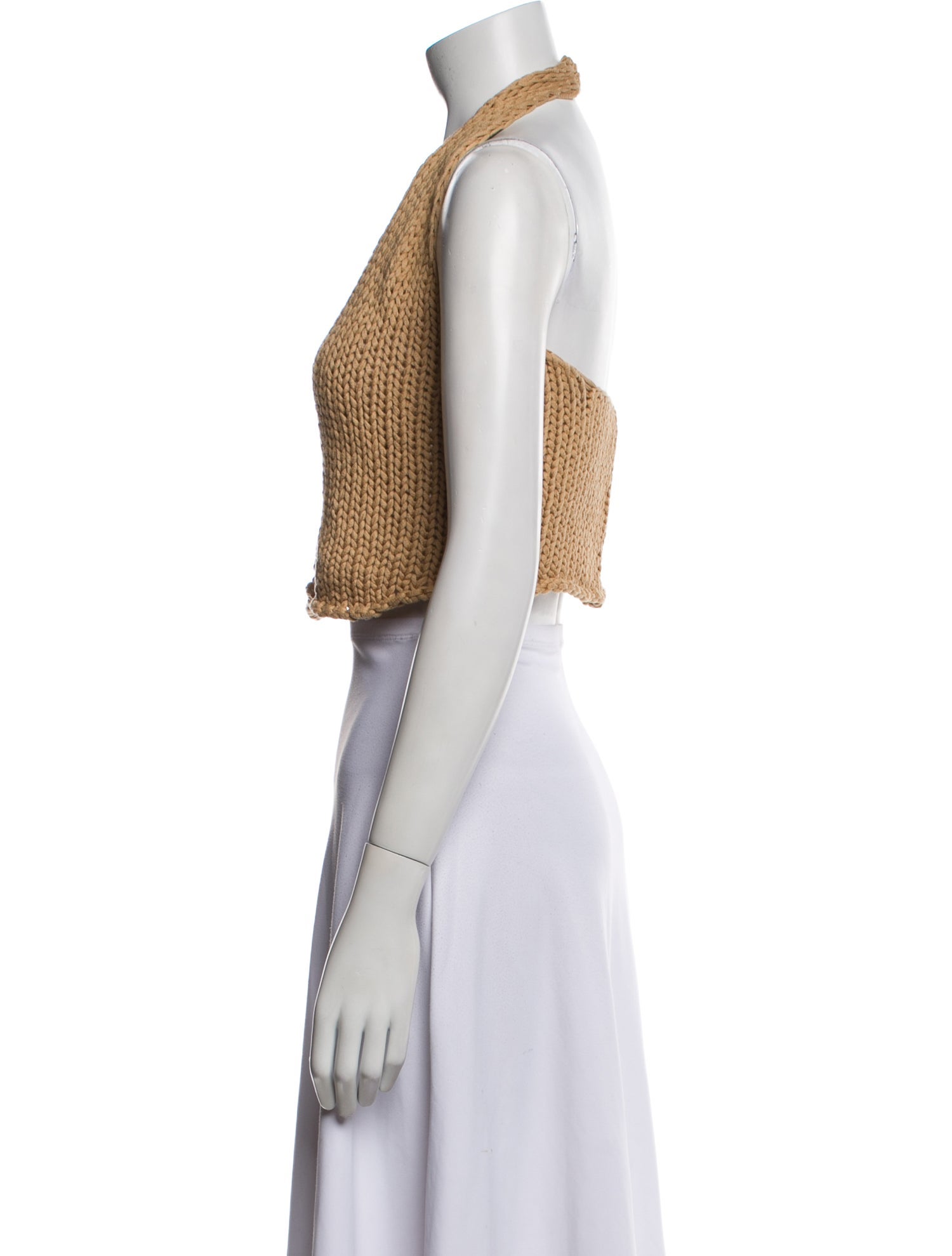 Paloma Wool Halterneck Sleeveless Crop Top