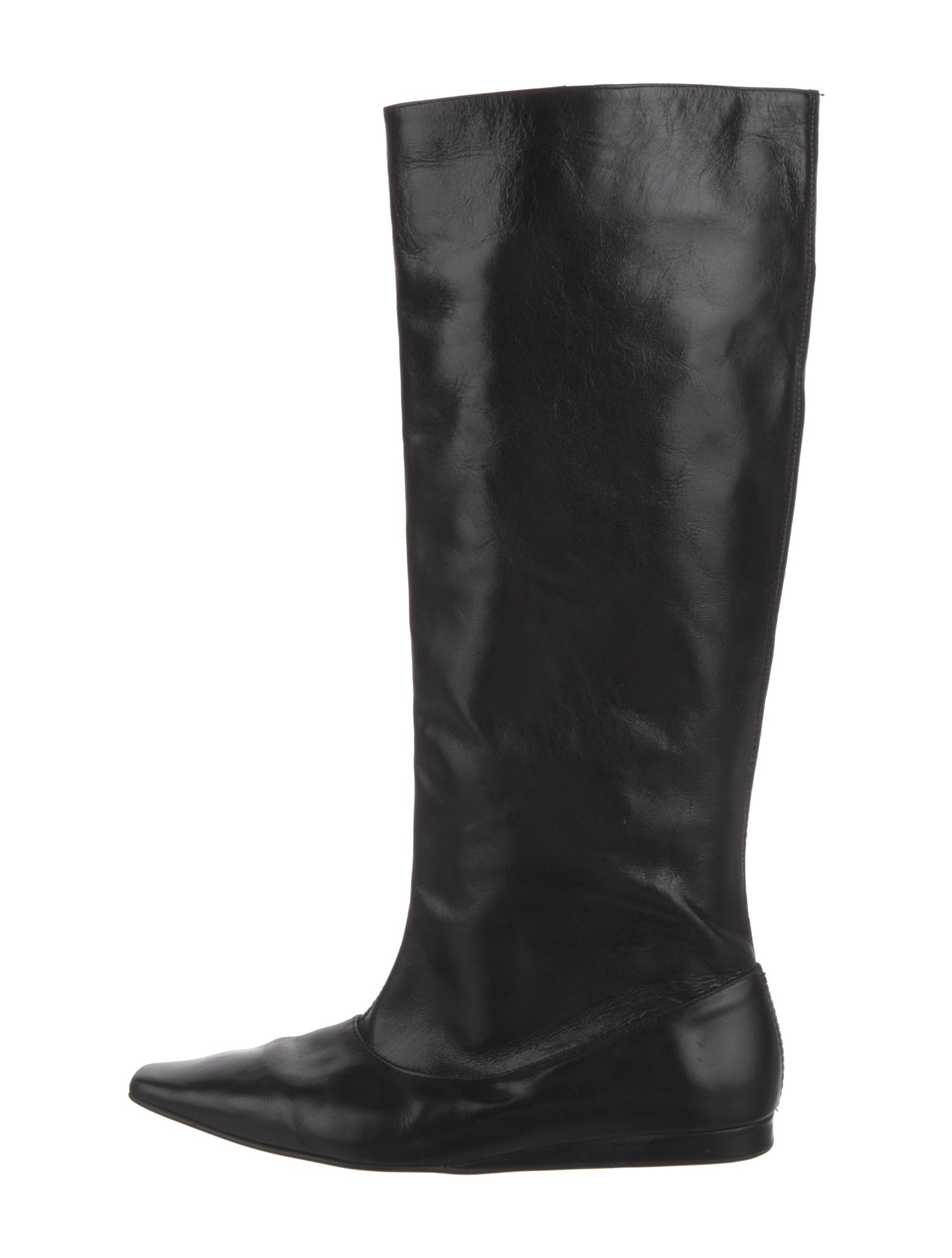 Paloma Wool Patent Leather Riding Boots