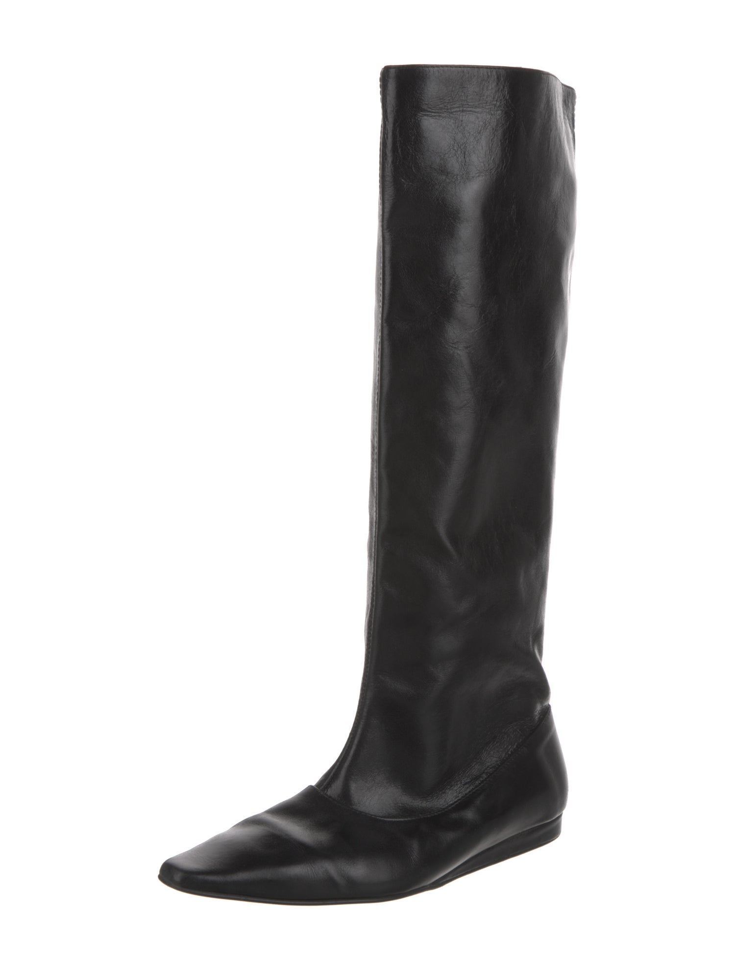 Paloma Wool Patent Leather Riding Boots