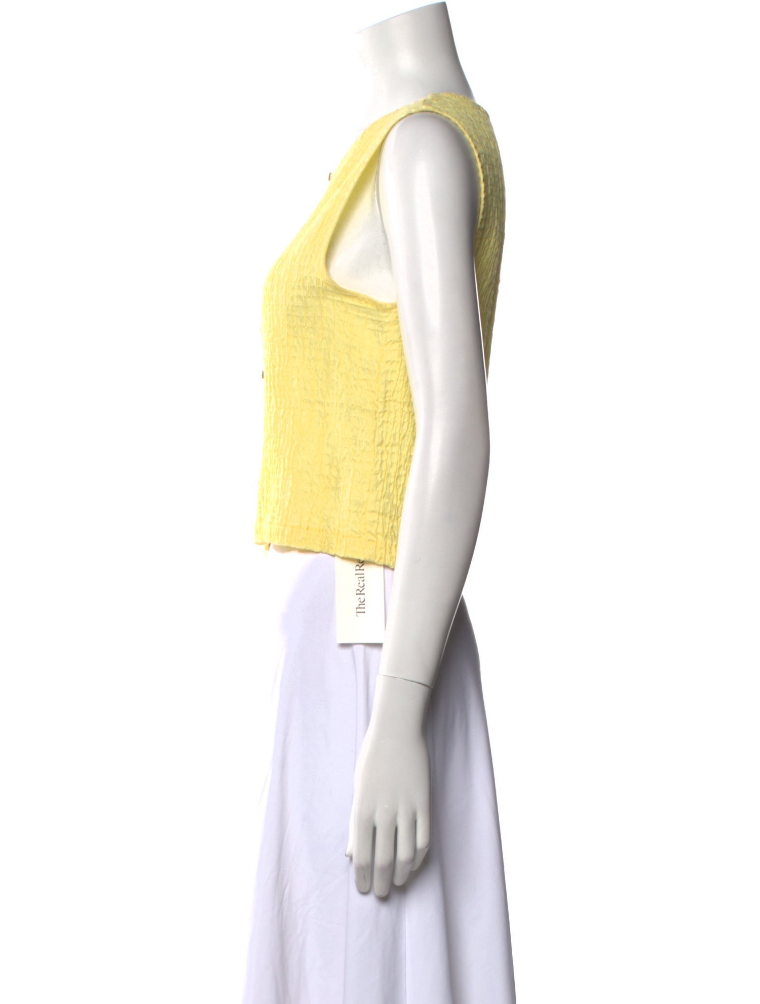 Paloma Wool Scoop Neck Sleeveless Crop Top