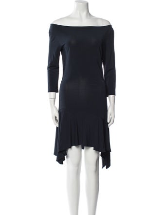 Paloma Wool Off-The-Shoulder Knee-Length Dress