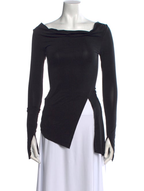 Paloma Wool Cowl Neck Long Sleeve Top