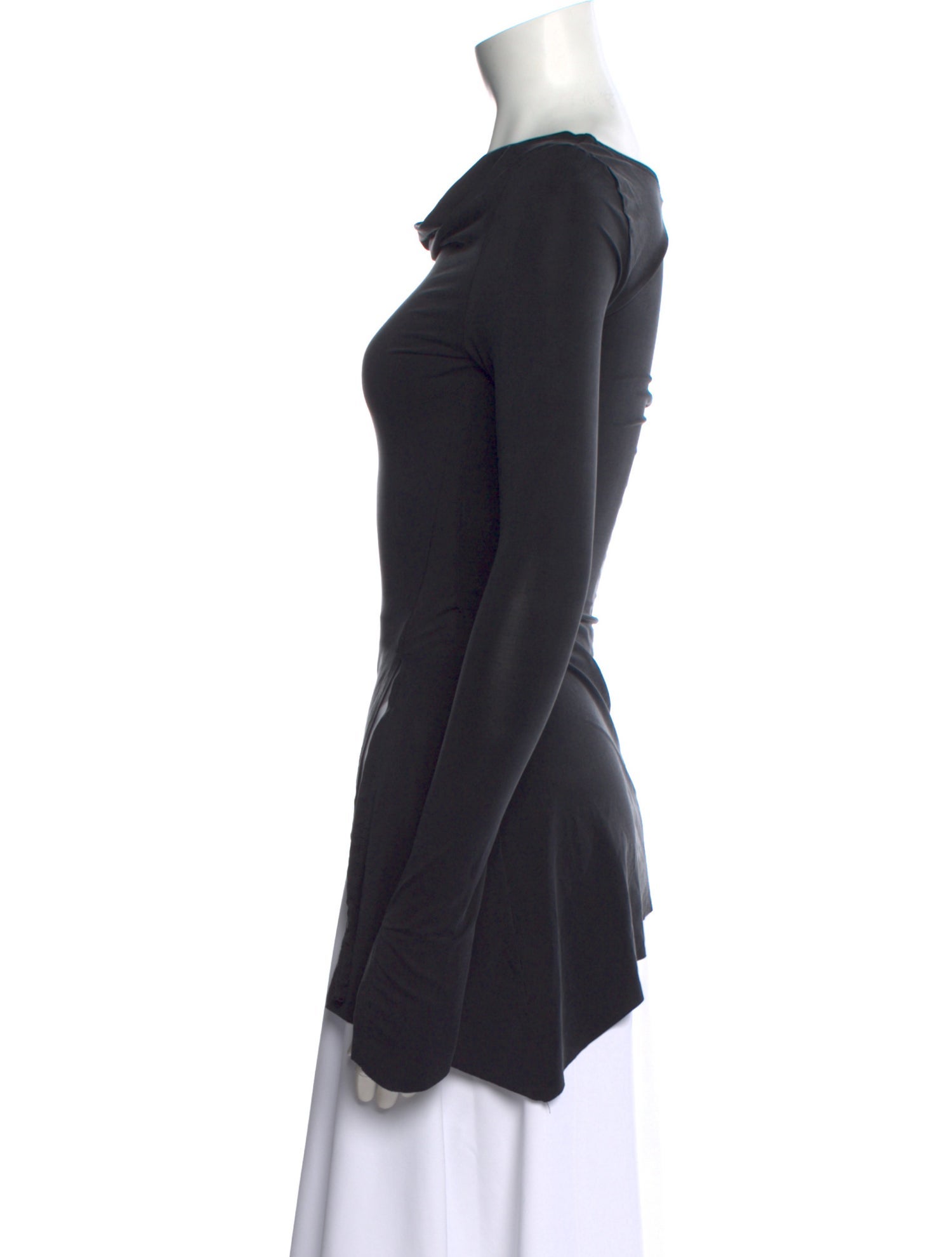 Paloma Wool Cowl Neck Long Sleeve Top