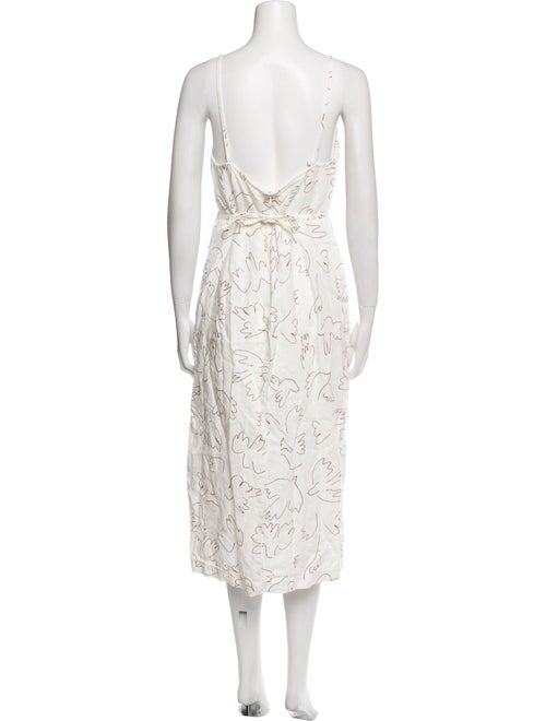 Paloma Wool Linen Midi Length Dress