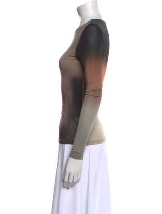 Paloma Wool Tie-Dye Print Crew Neck Top