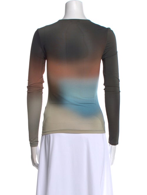 Paloma Wool Tie-Dye Print Crew Neck Top