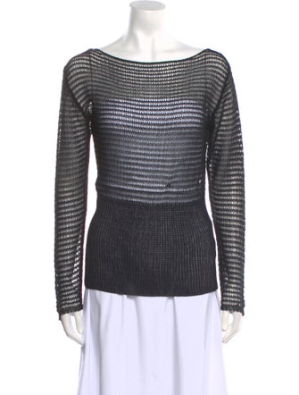 Paloma Wool Bateau Neckline Long Sleeve Top