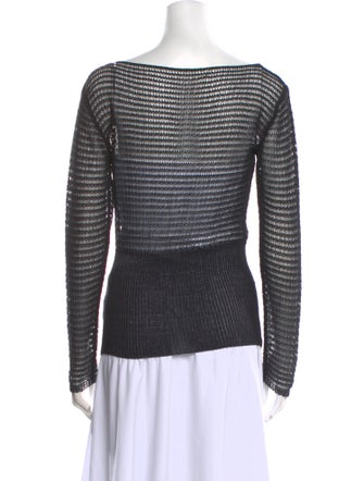 Paloma Wool Bateau Neckline Long Sleeve Top