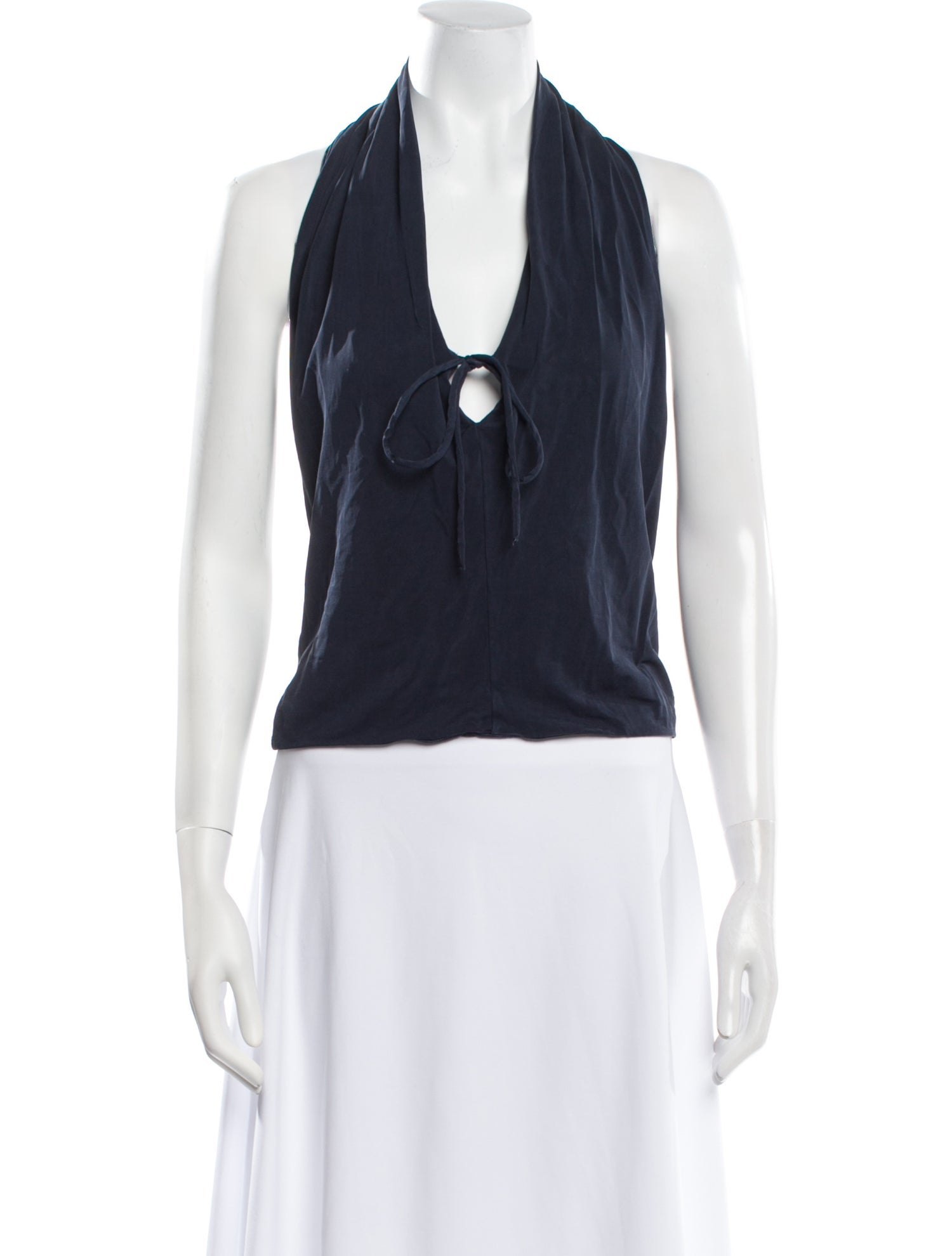 Paloma Wool V-Neck Sleeveless Crop Top