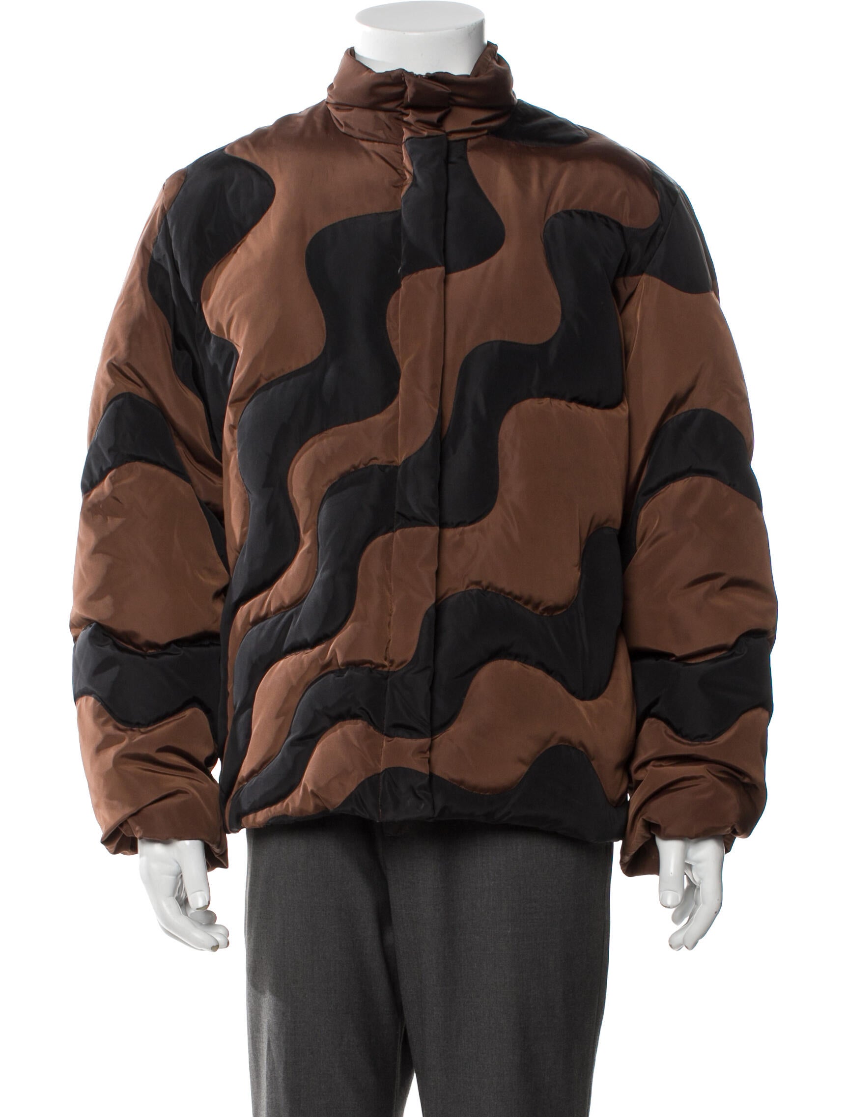 Paloma Wool Wool Colorblock Pattern Parka