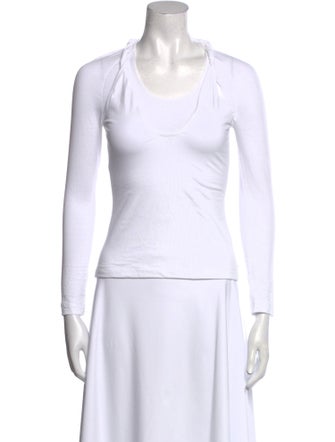 Paloma Wool Scoop Neck Long Sleeve Top