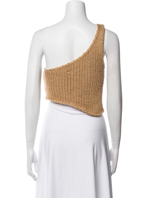 Paloma Wool One-Shoulder Sleeveless Crop Top