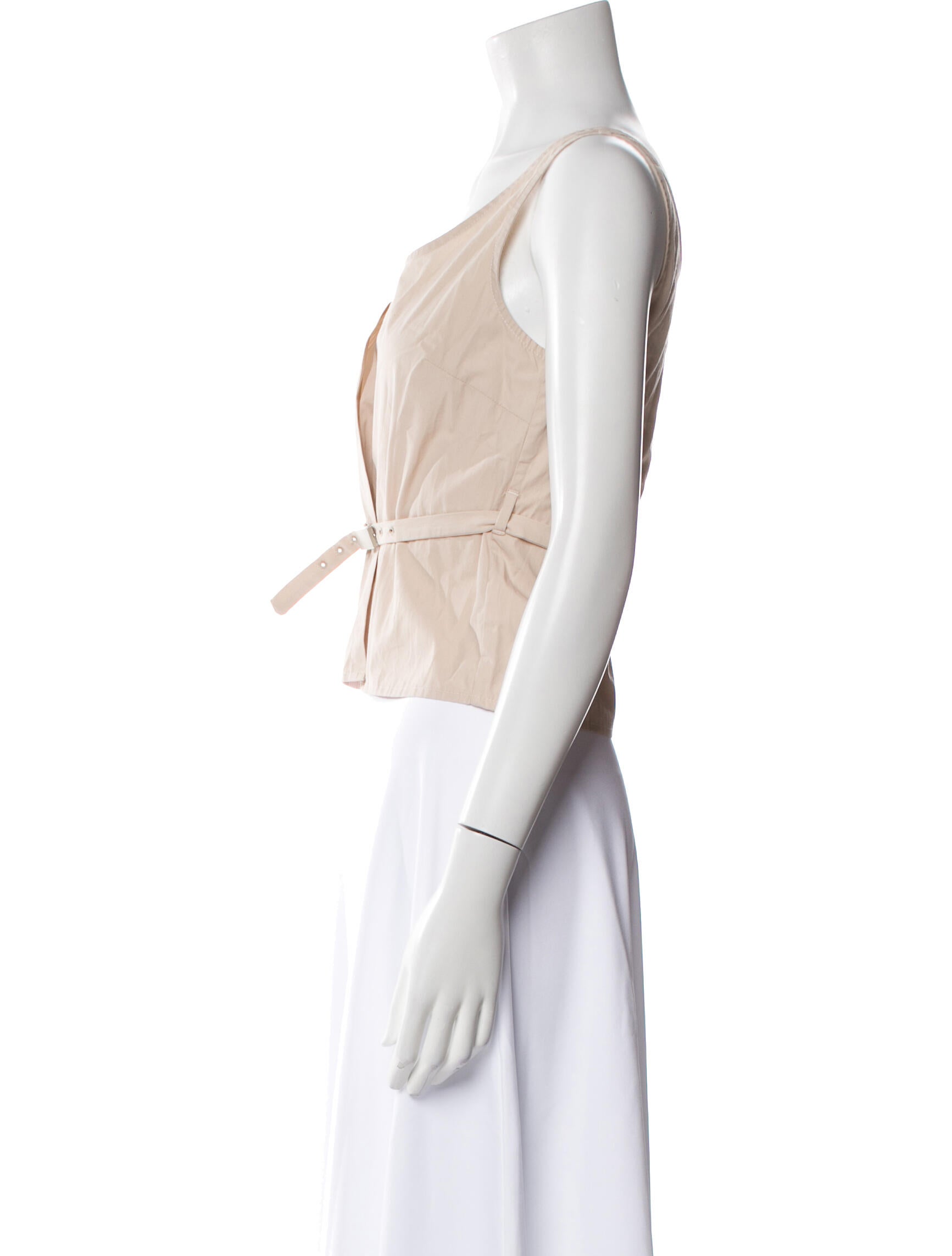 Paloma Wool Scoop Neck Sleeveless Crop Top