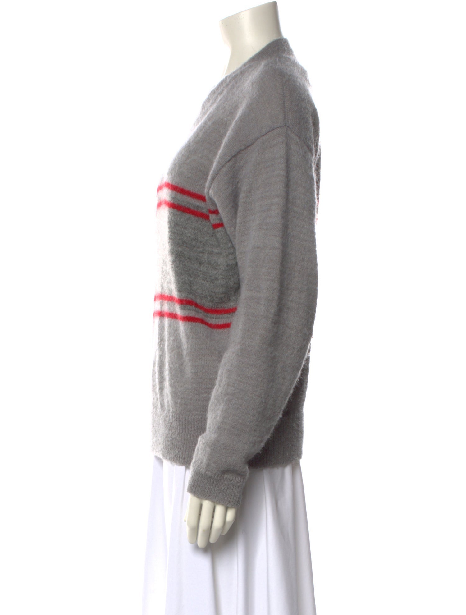 Paloma Wool Striped V-Neck Sweatshirt