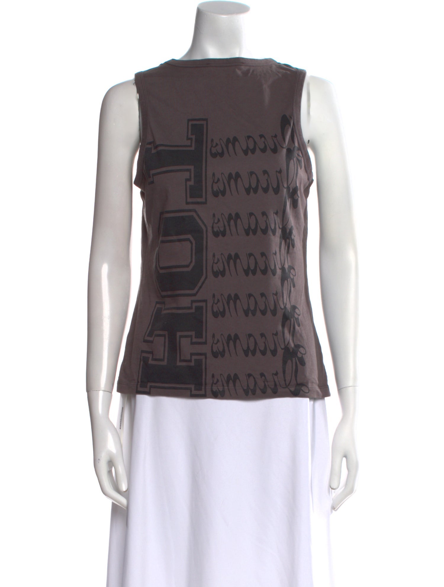 Paloma Wool Graphic Print Bateau Neckline Top