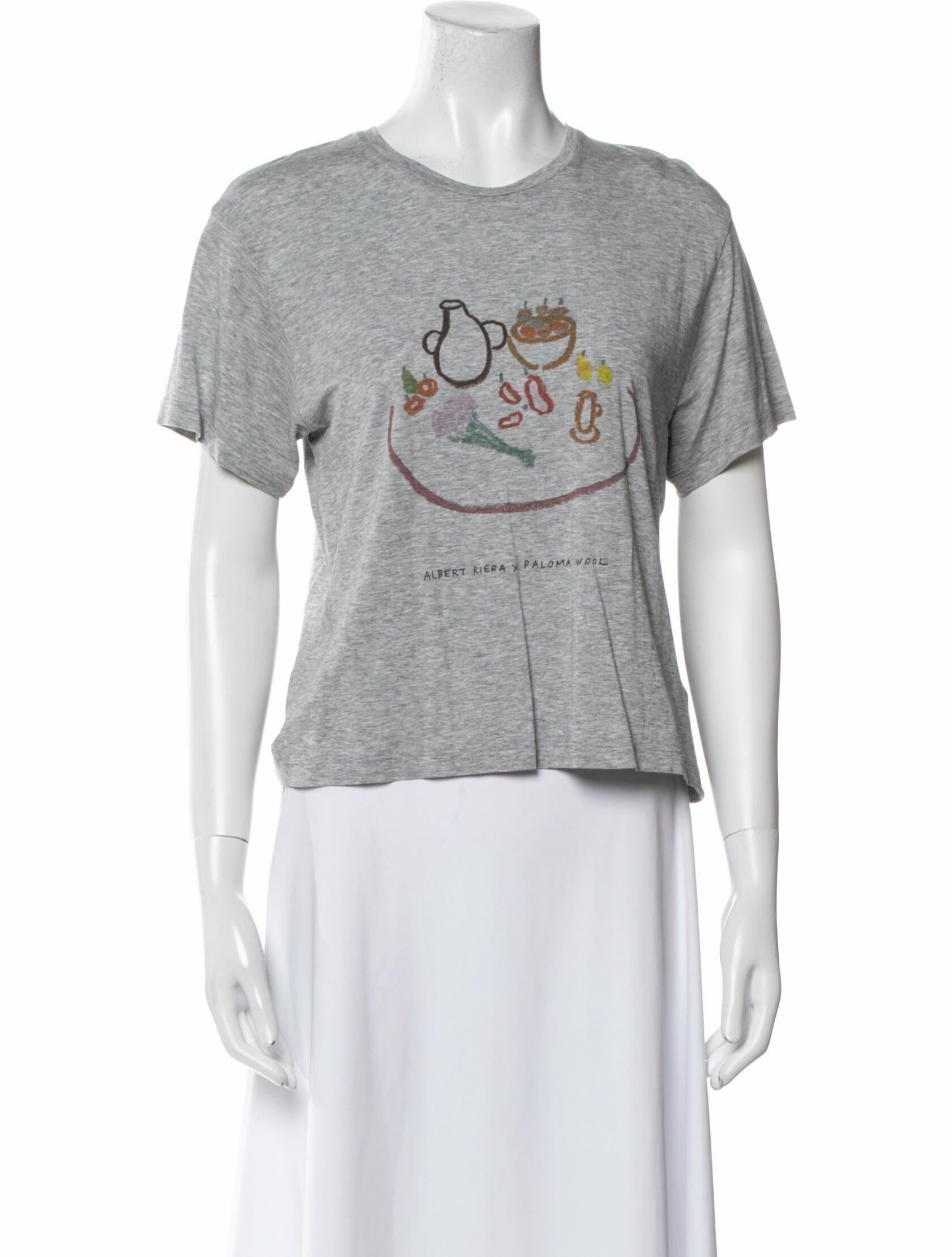 Paloma Wool Graphic Print Crew Neck T-Shirt