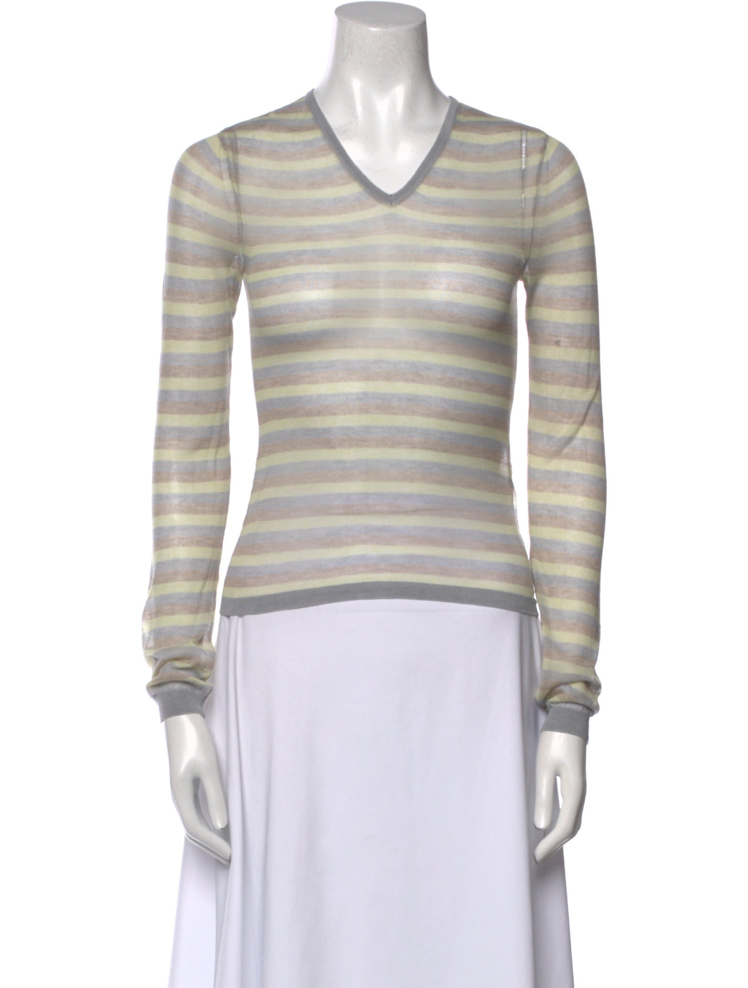 Paloma Wool Striped V-Neck Top w/ Tags