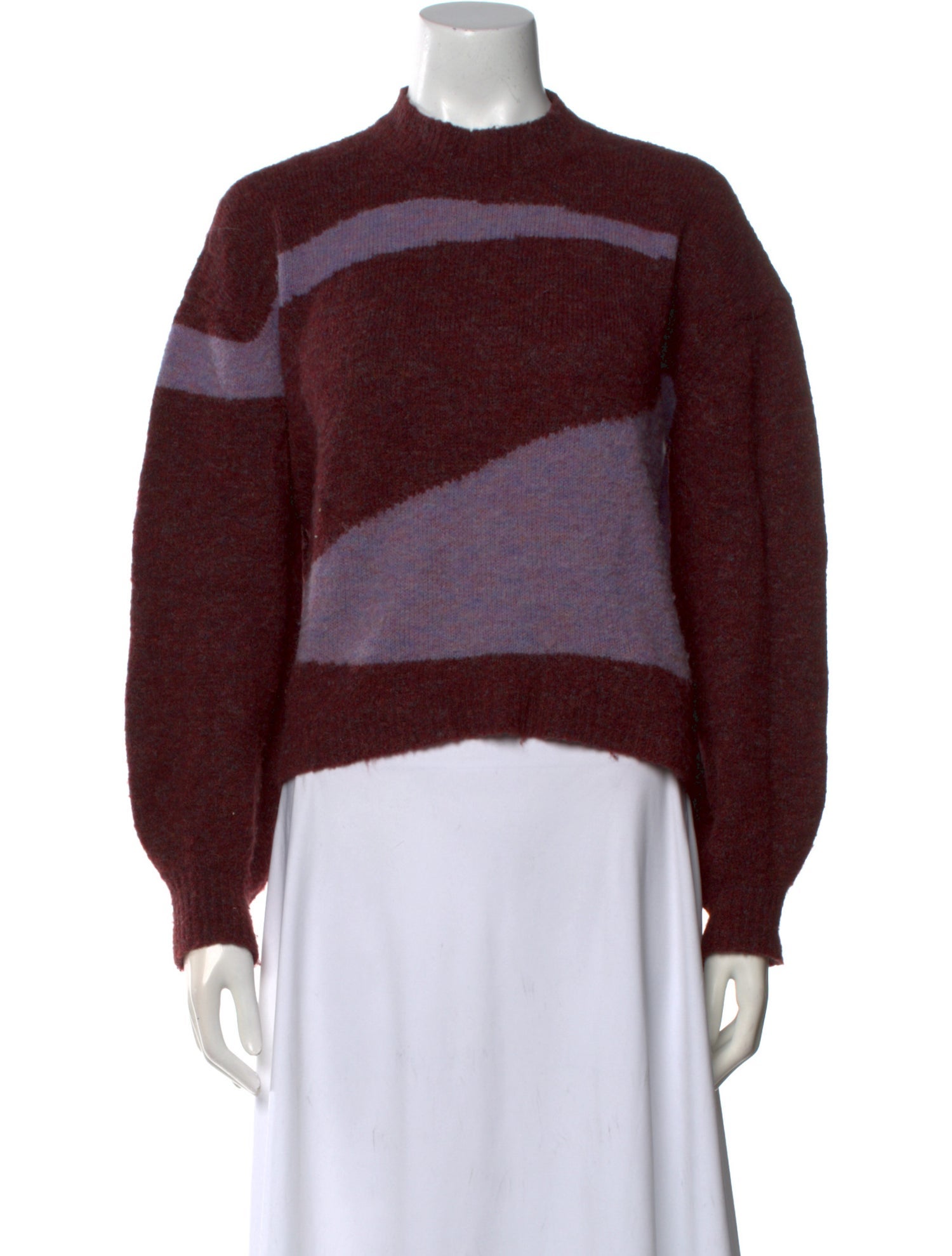Paloma Wool Striped Mock Neck Sweater