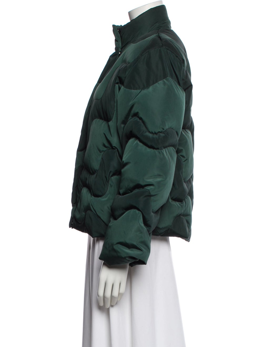 Paloma Wool Colorblock Pattern Down Coat - image 2