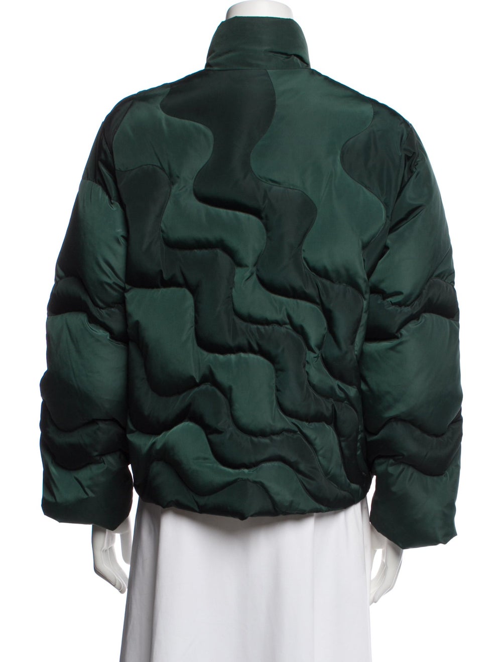 Paloma Wool Colorblock Pattern Down Coat - image 3