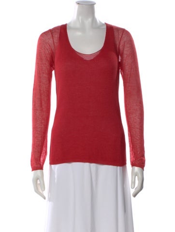 Pre-owned Paloma Wool Scoop Neck Sweater In Red