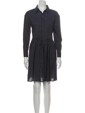 Permanent Collection Dresses Plaid Print Mini Dress XS