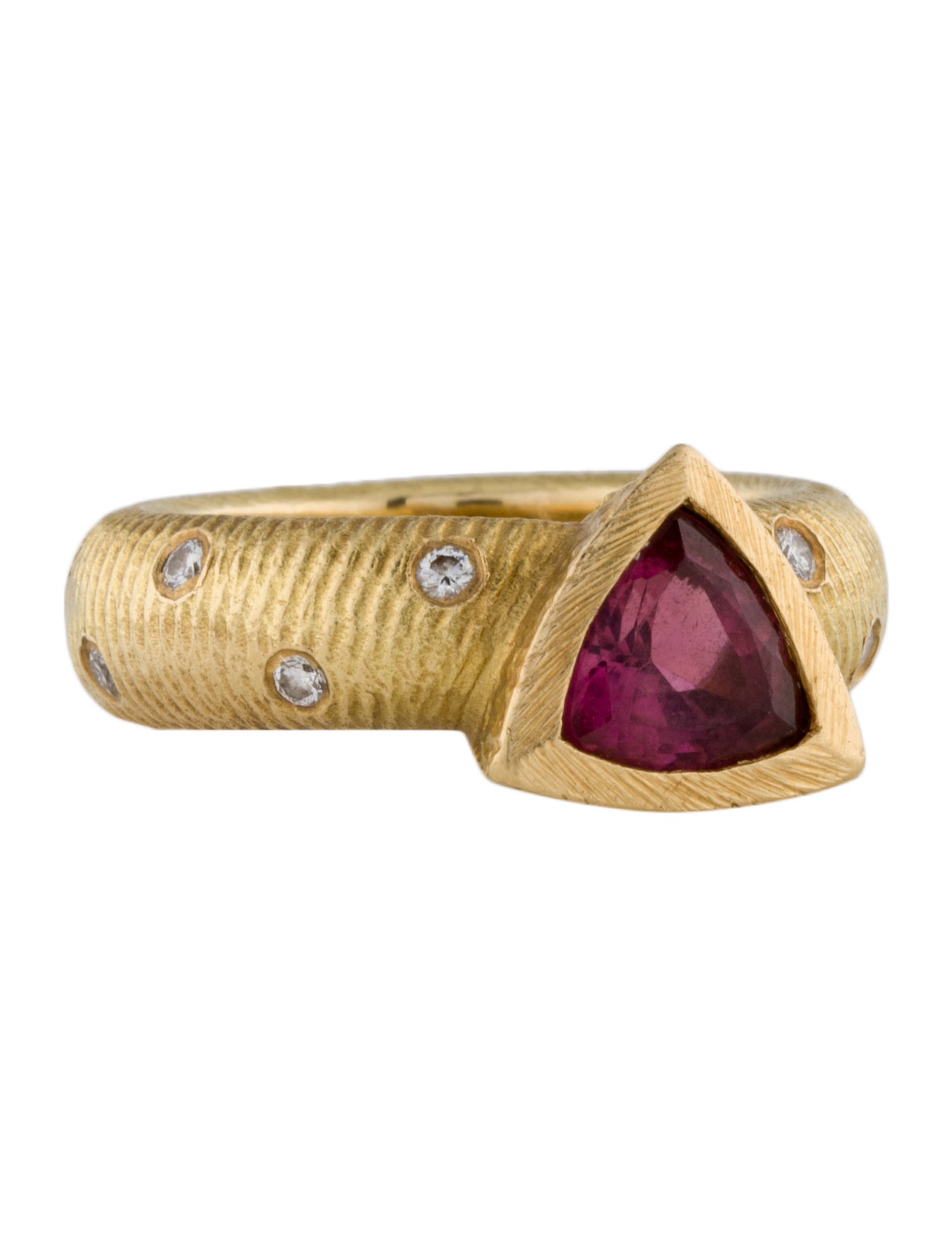 Paul Morelli 18K Tourmaline & Diamond Cocktail Ring - 18K Yellow Gold ...