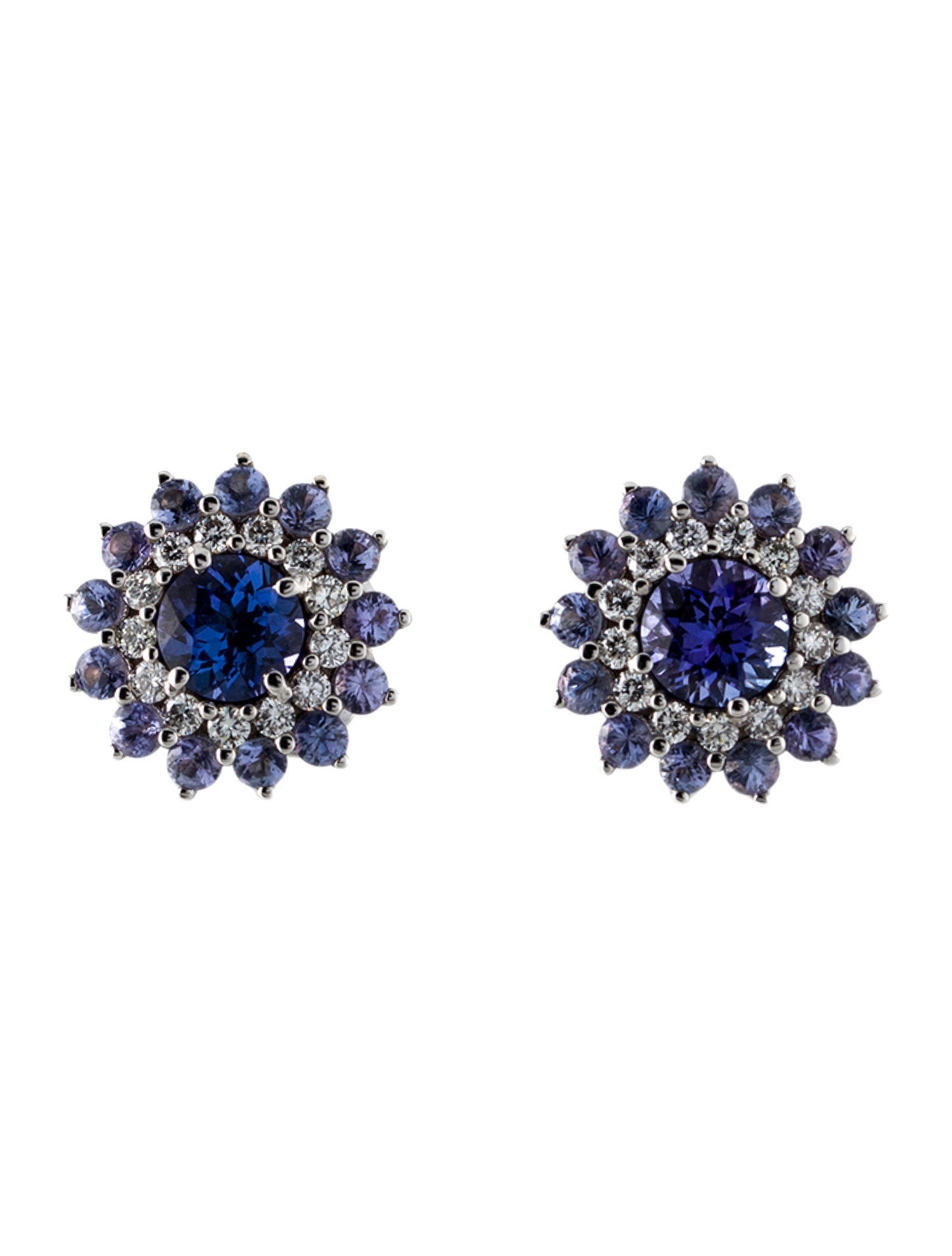 Paul Morelli 18K Tanzanite & Diamond Studs