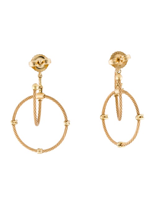 Paul Morelli 18K Diamond Double Unity Rain Chain Earrings