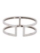 Paul Morelli 18K Diamond Rectangular Pinpoint Cuff Bracelet