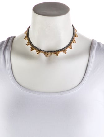 Paul Morelli 18K Ruby & Diamond Choker Necklace