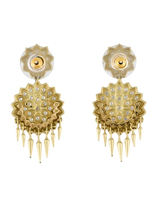 Paul Morelli 18K Diamond Drop Fringed Earrings
