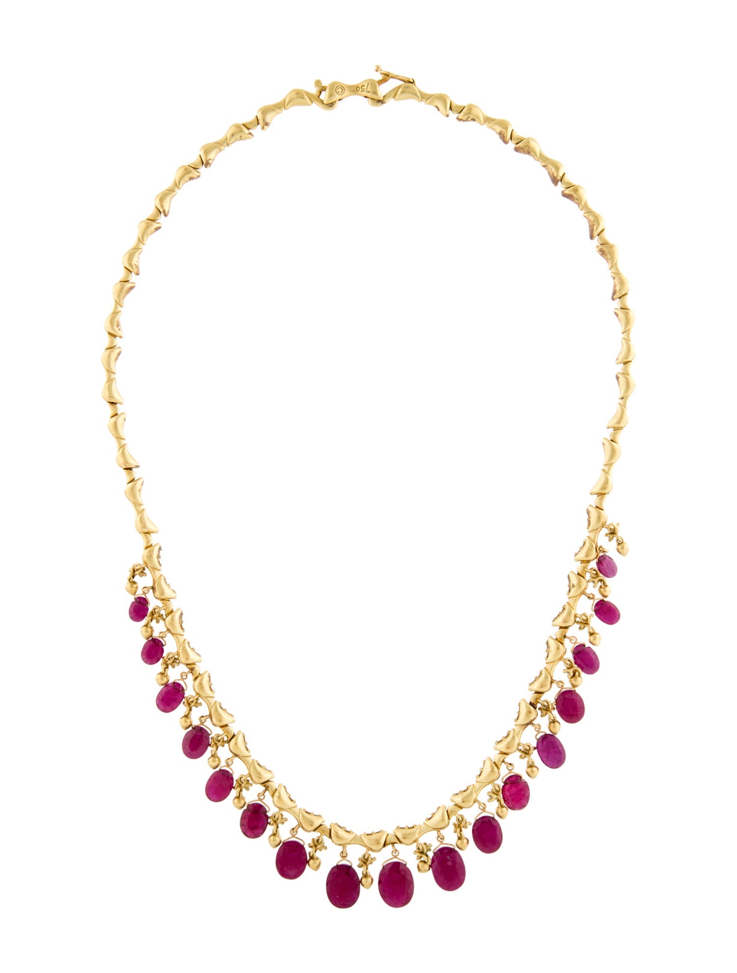 Paul Morelli 18K Ruby & Diamond Necklace