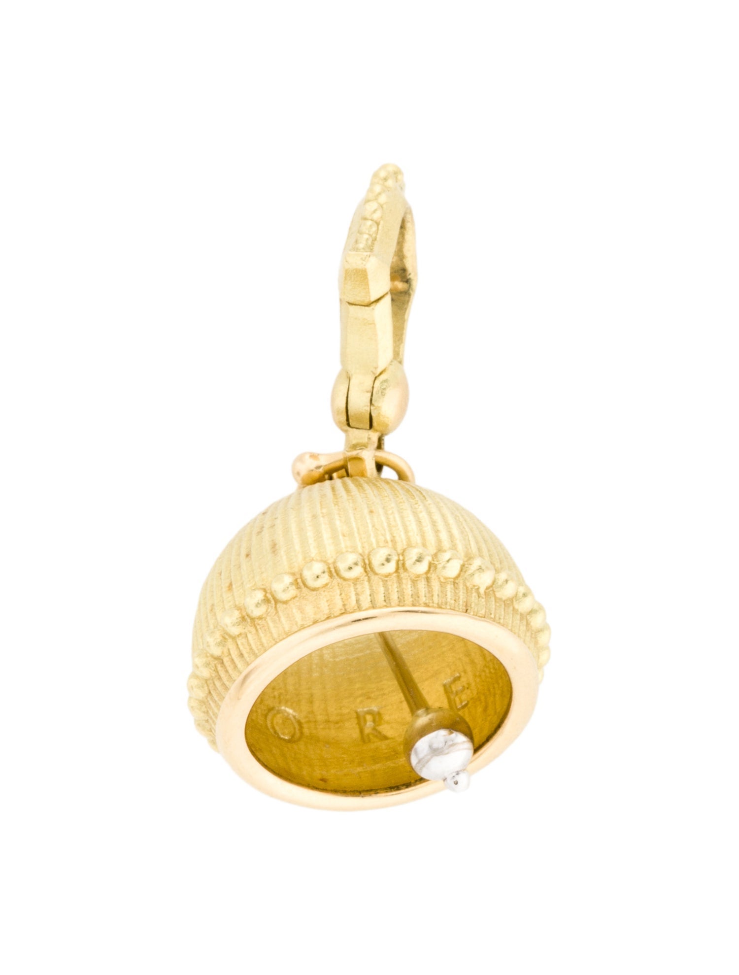 Paul Morelli 18K Two-Tone Linea Meditation Bell Pendant