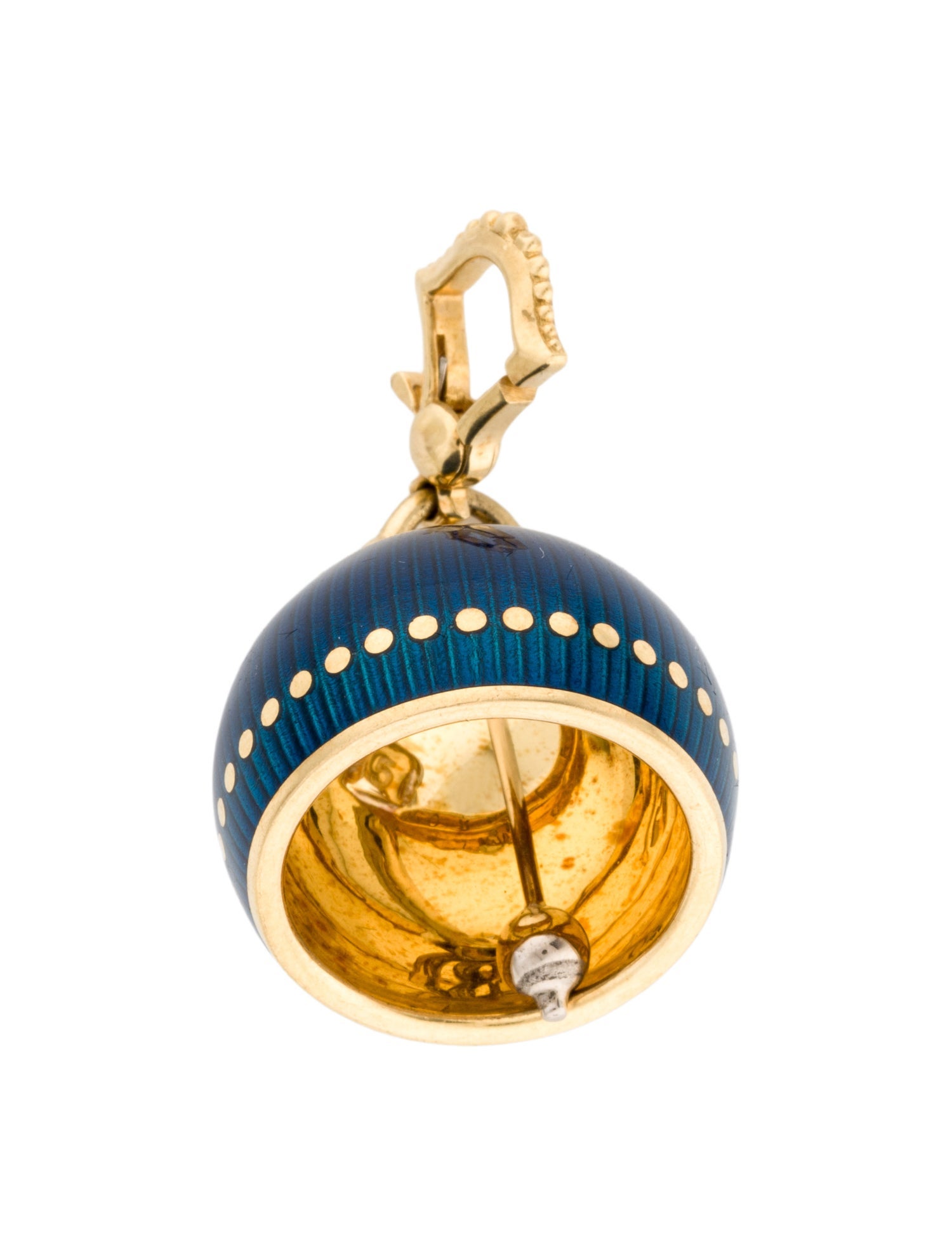 Paul Morelli 18K Enamel Meditation Bell Charm