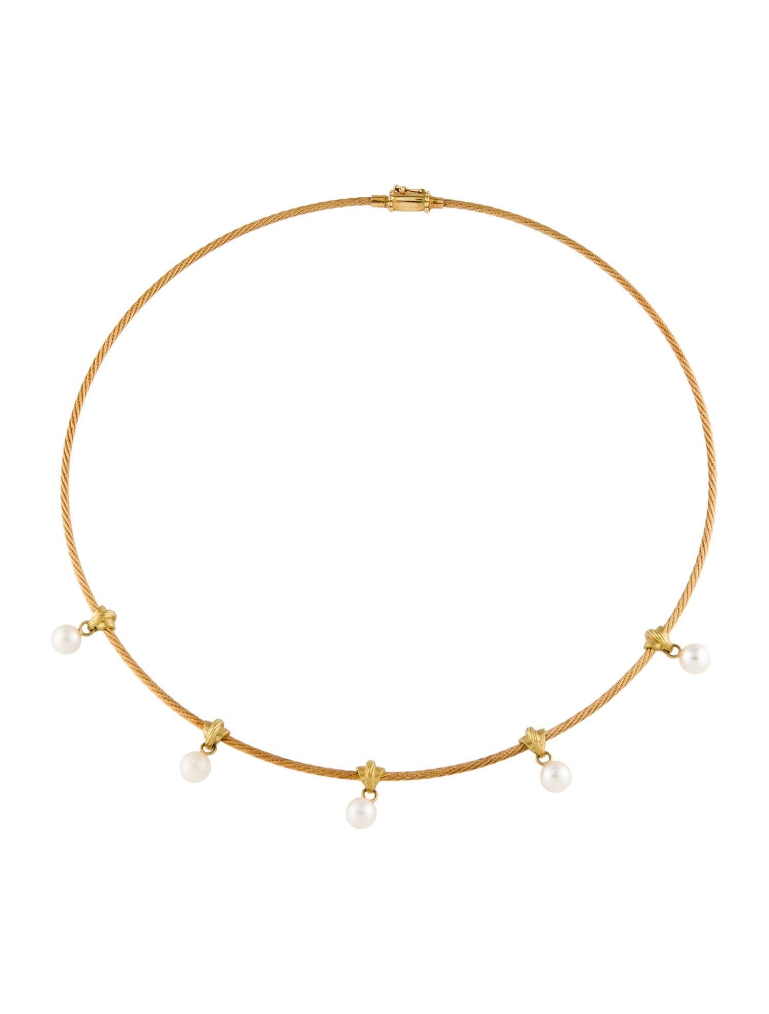 Paul Morelli 18K Pearl Station Necklace