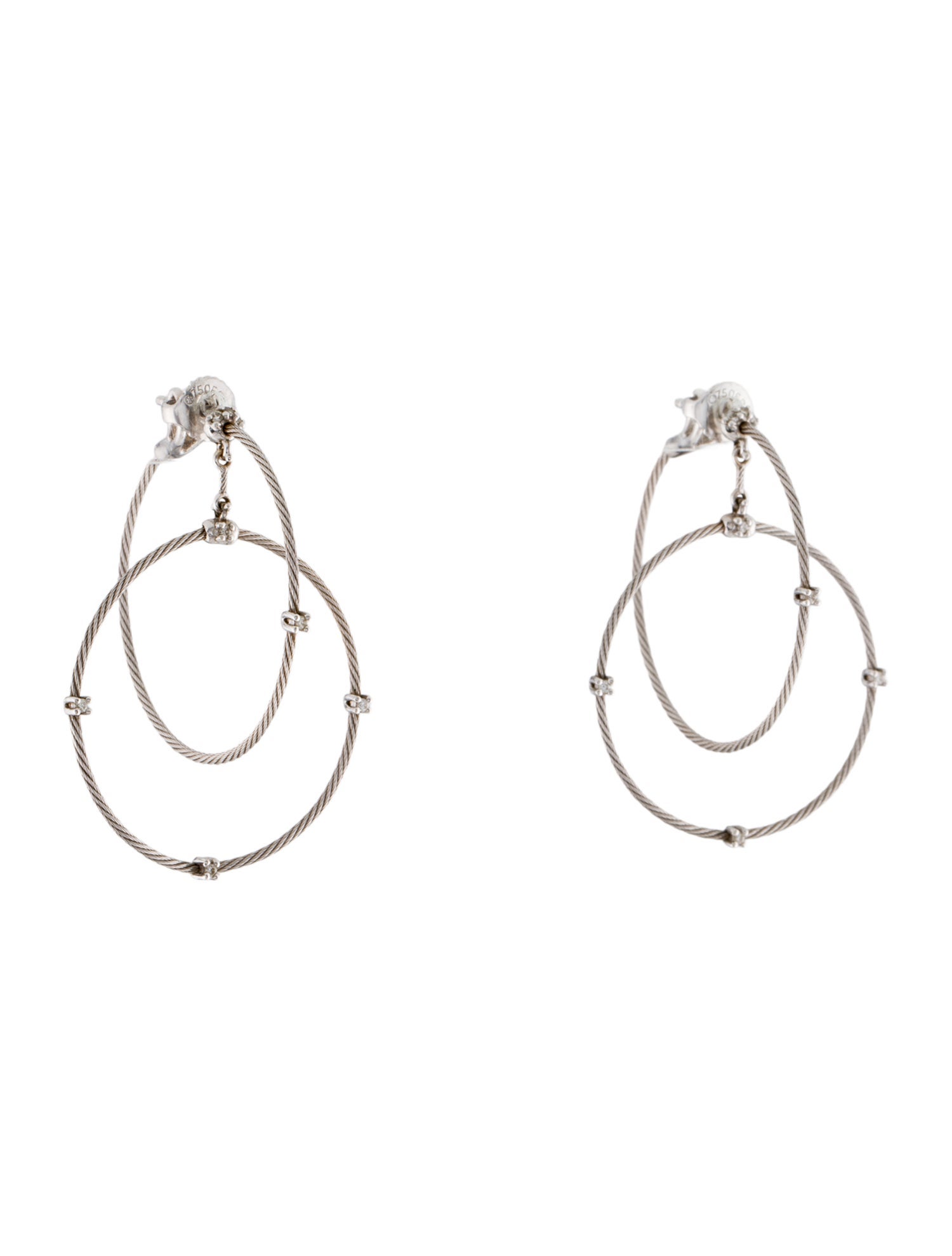Paul Morelli 18K Double Unity Rain Chain Earrings