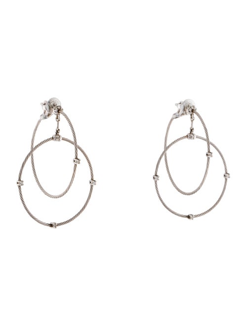 Paul Morelli 18K Double Unity Rain Chain Earrings