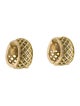 Paul Morelli 18K Diamond Spiral Mesh Huggie Earrings
