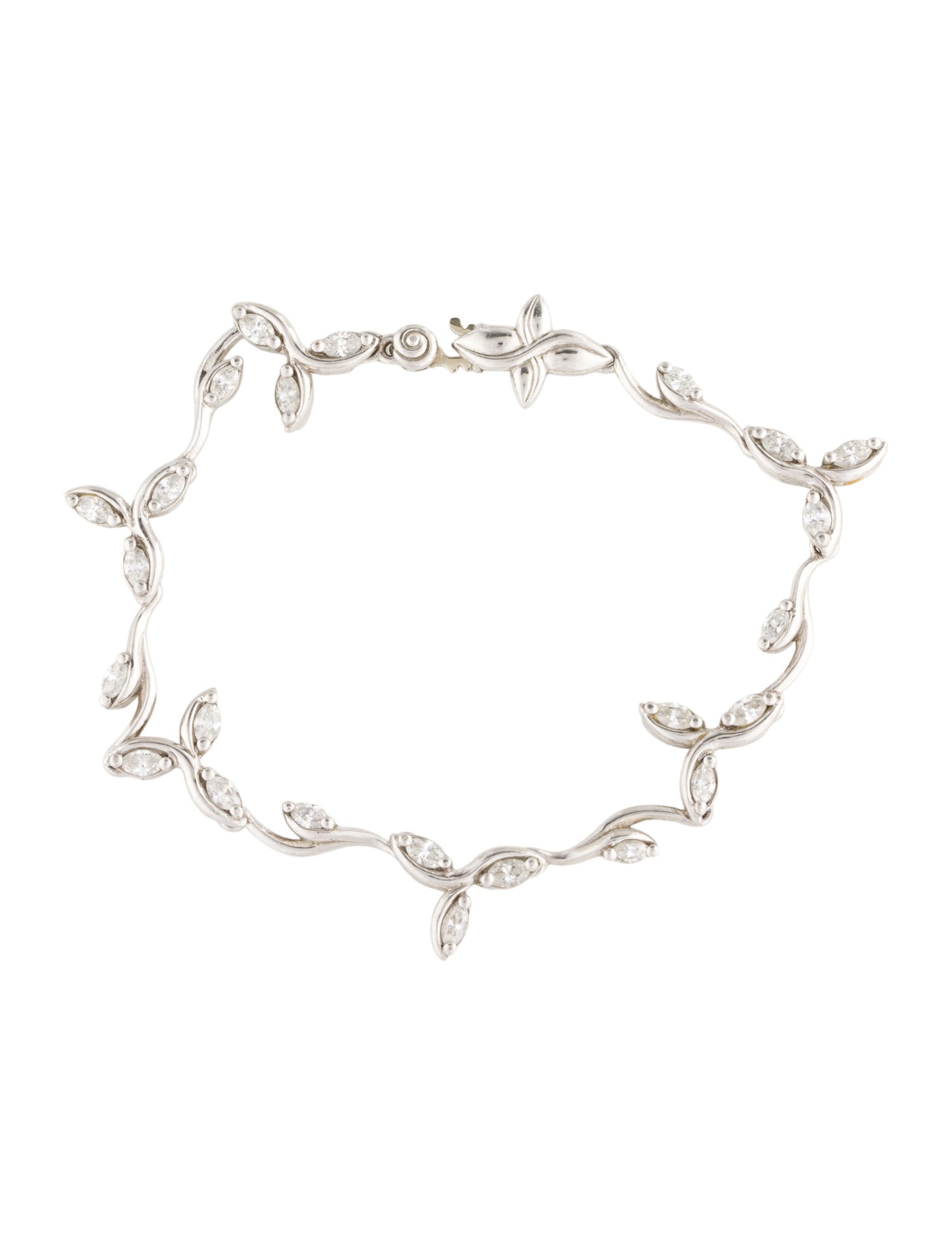 Paul Morelli Platinum 1.17ctw Diamond Link Bracelet