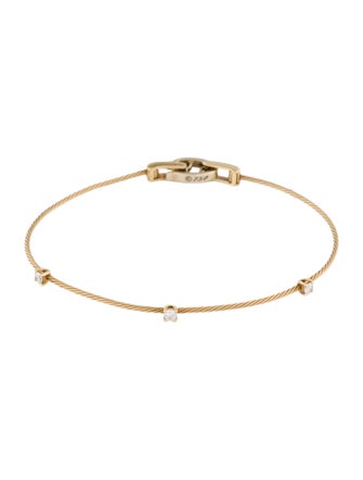 Paul Morelli 18K Single Unity Diamond Station Bracelet