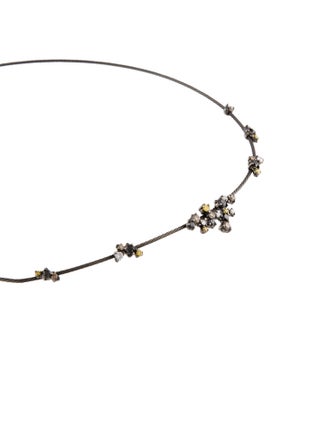 Paul Morelli 18K 1.42ctw Diamond Single Unity Confetti Necklace
