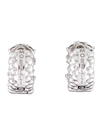 Paul Morelli 18K Diamond Confetti Huggie Earrings