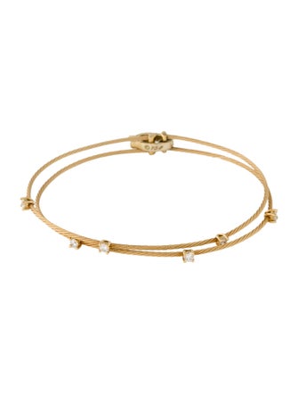 Paul Morelli 18K Diamond Double Unity Bangle Bracelet